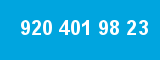 920 401 98 23